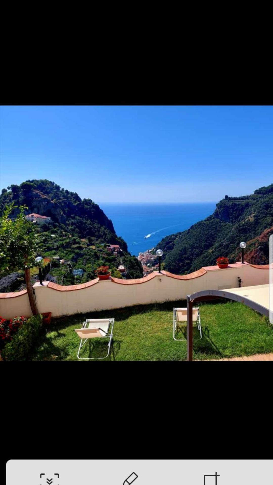 Вилла Amalfi Sky View Скала Экстерьер фото